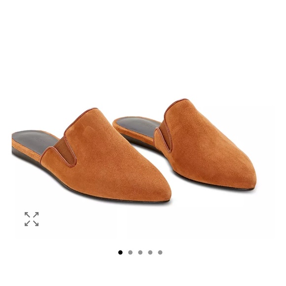 NWOB Jenni Kayne Suede Mules Saddle Color size 38 (8)